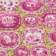 Load image into Gallery viewer, Plates &amp; Platters Wallpaper - Magenta &amp; Yellow