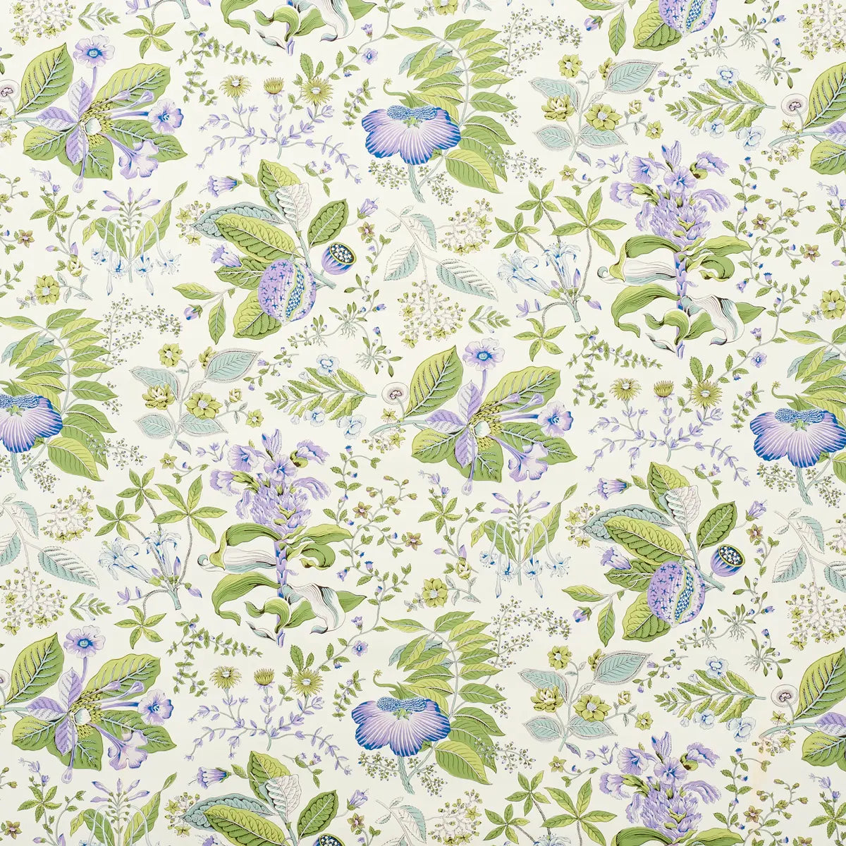 Pomegranate Botanical Wallpaper - Purple