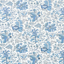 Load image into Gallery viewer, Pomegranate Botanical Wallpaper - Blue