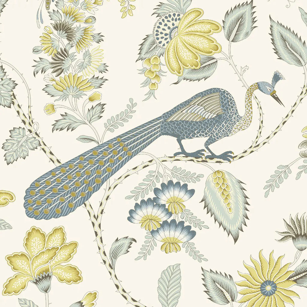 Campagne Wallpaper - Cadet & Citron