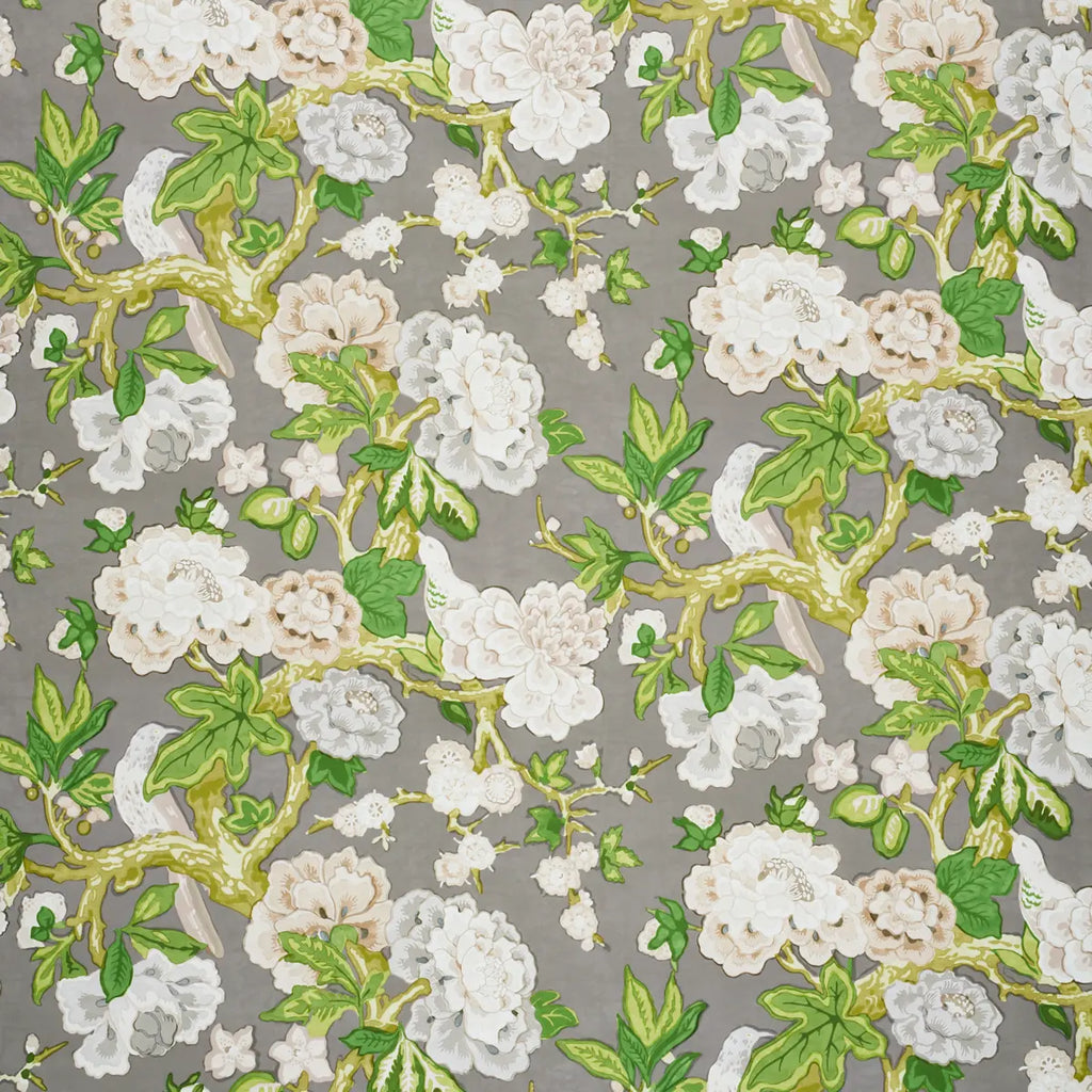 Bermuda Blossoms Wallpaper - Slate