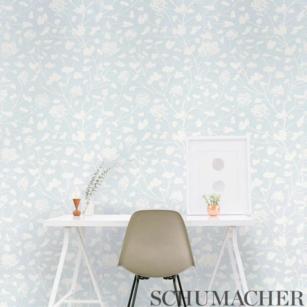 Pennick Wallpaper in an interior setting