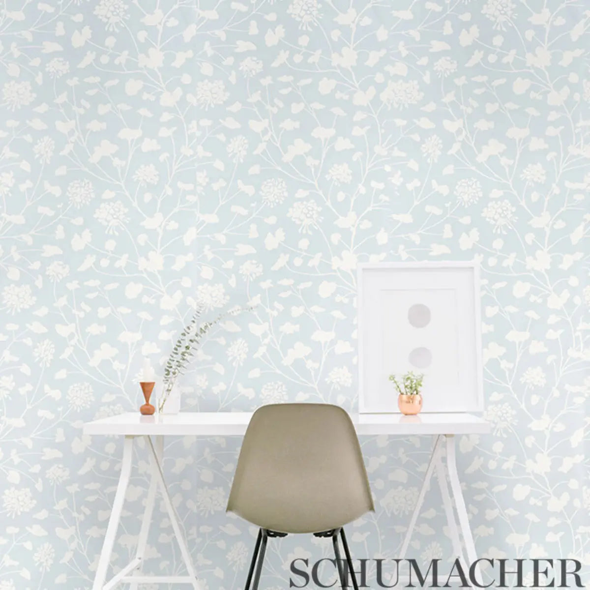 Pennick Wallpaper in an interior setting
