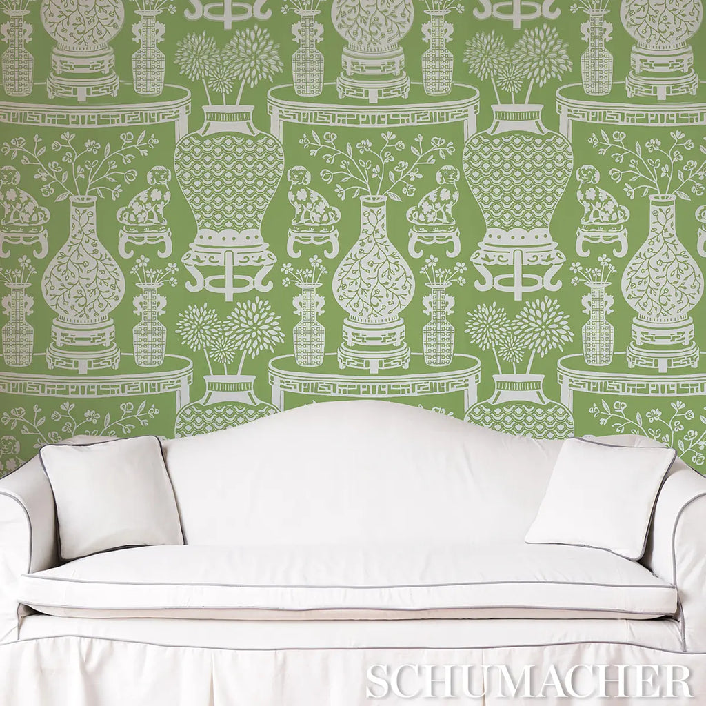 Hellene Wallpaper in an interior setting