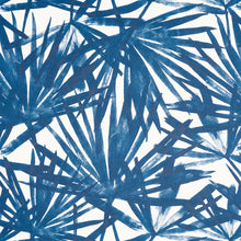 Load image into Gallery viewer, Sunlit Palm Wallpaper - Blue