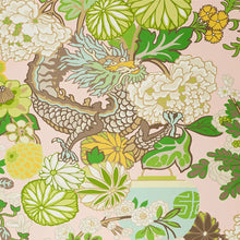 Load image into Gallery viewer, Chiang Mai Dragon Wallpaper - Blush