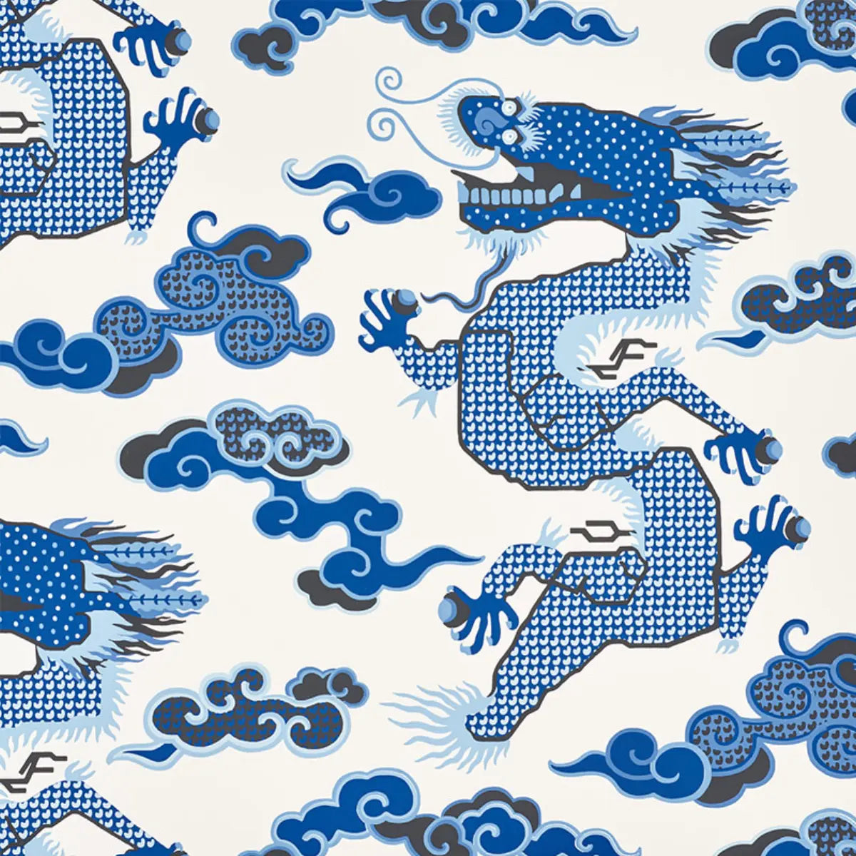Magical Ming Dragon Wallpaper - Porcelain