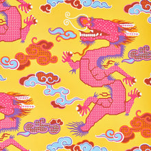 Load image into Gallery viewer, Magical Ming Dragon Wallpaper - Yellow