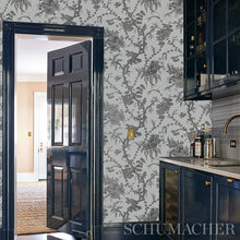 Load image into Gallery viewer, San Cristobal Toile Wallpaper in an interior setting