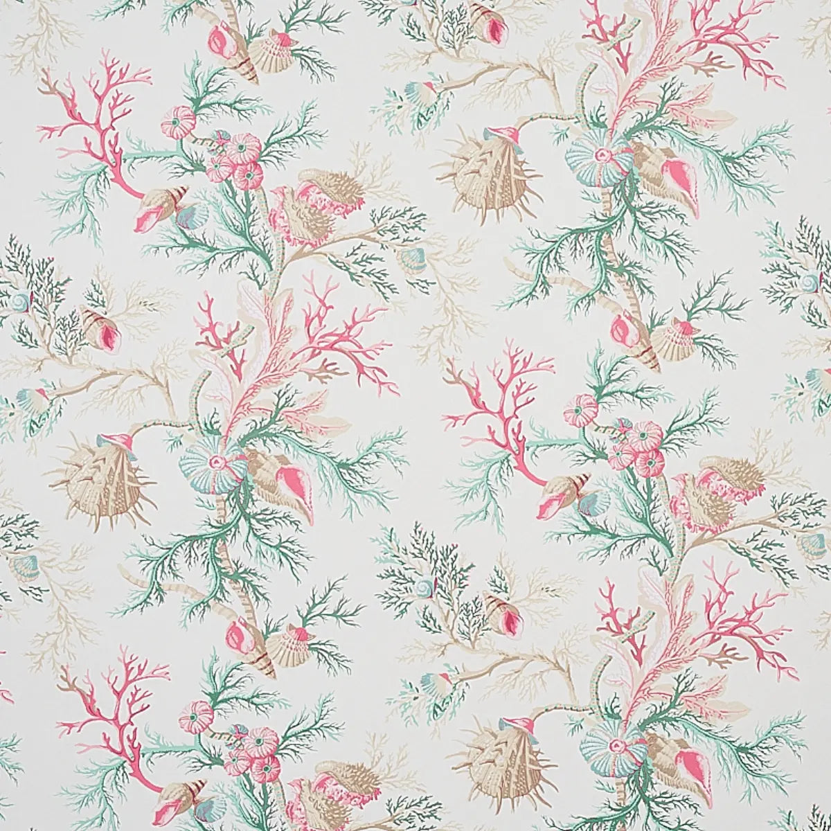 Del Tesoro Wallpaper - Pink & Aqua