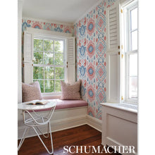 Load image into Gallery viewer, Elizia Ikat Wallpaper in an interior setting