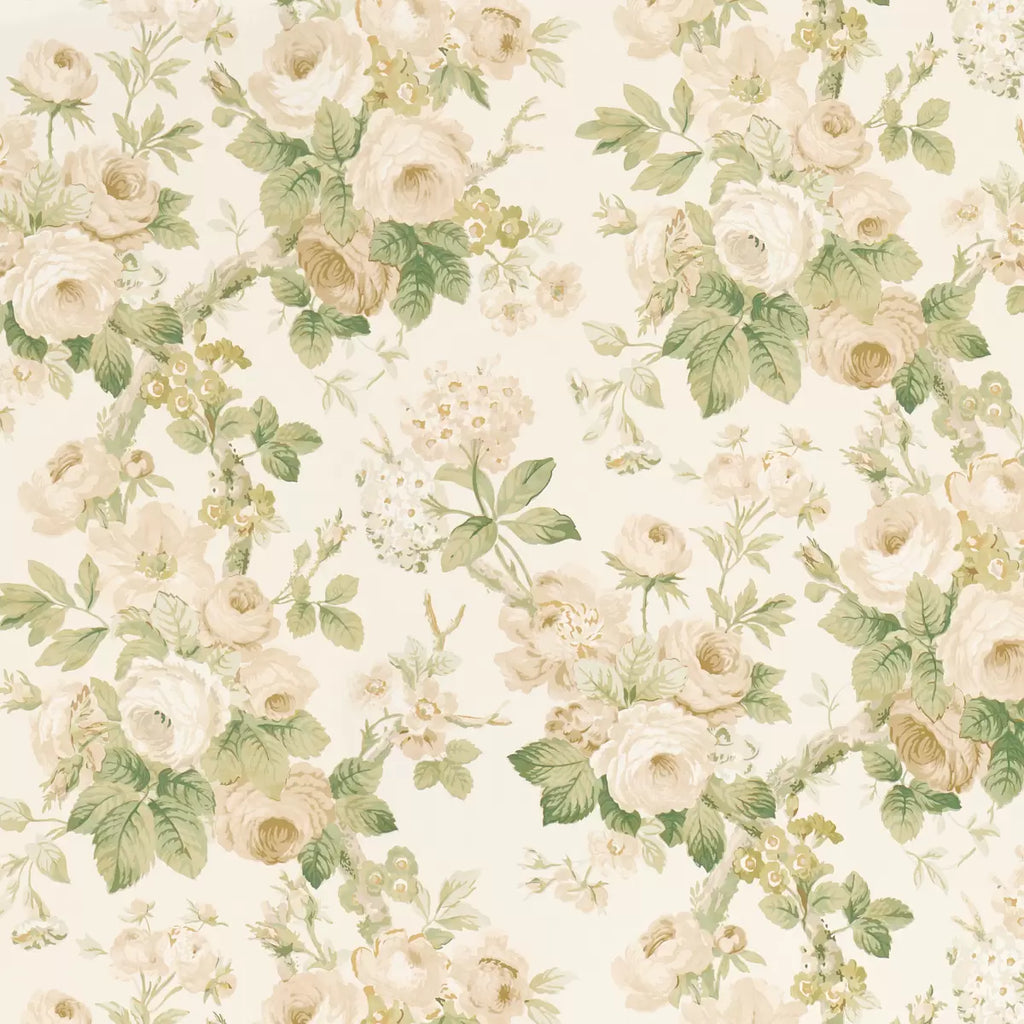 Nancy Floral Wallpaper - Ivory