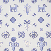 Load image into Gallery viewer, Chuska Warp Print Wallpaper - Blue