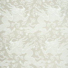 Load image into Gallery viewer, Ruan Dragon Damask Wallpaper - Warm Silver