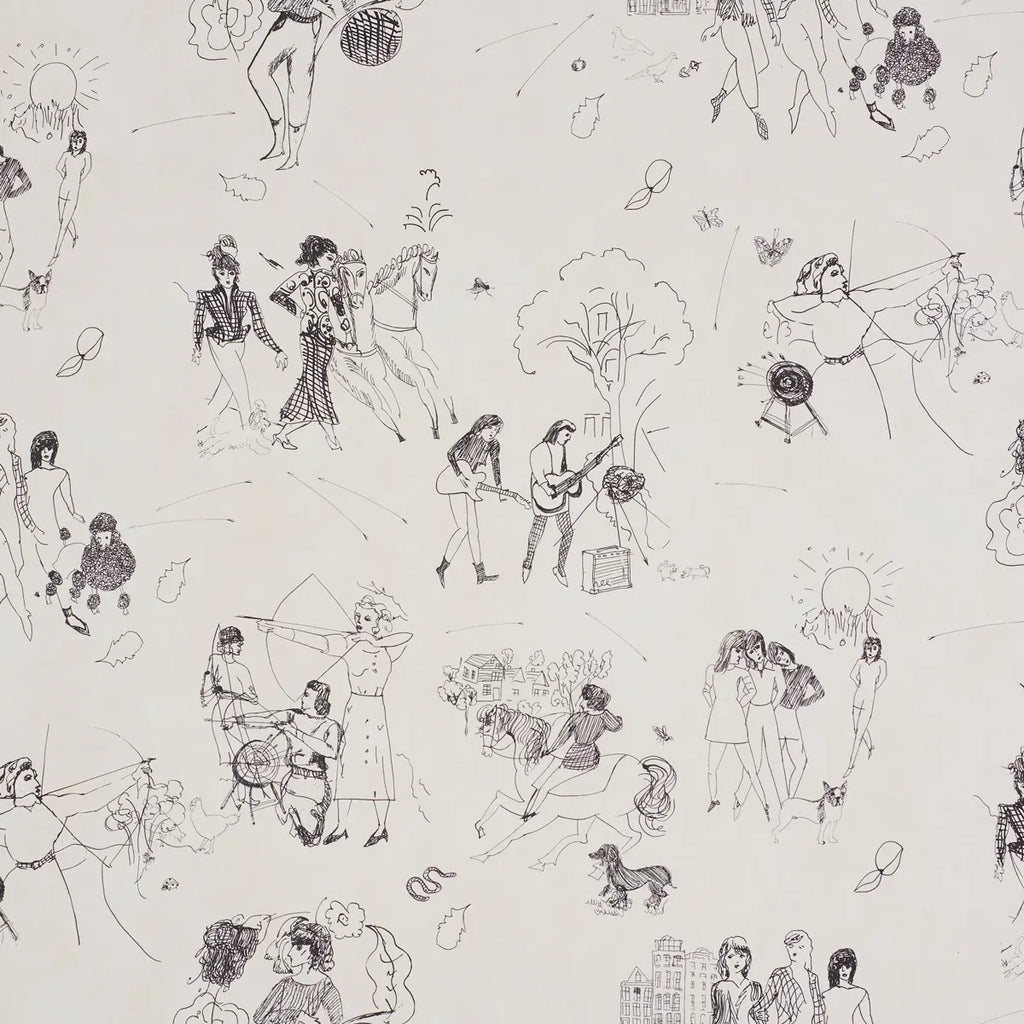 Toile De Femmes Wallpaper