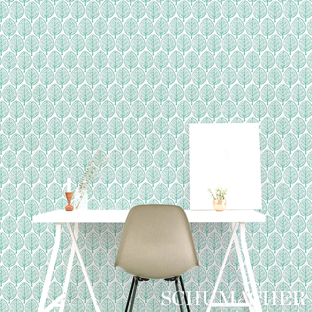 Tree Wallpaper in an interior setting