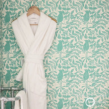 Load image into Gallery viewer, Bird &amp; Bee Wallpaper in an interior setting