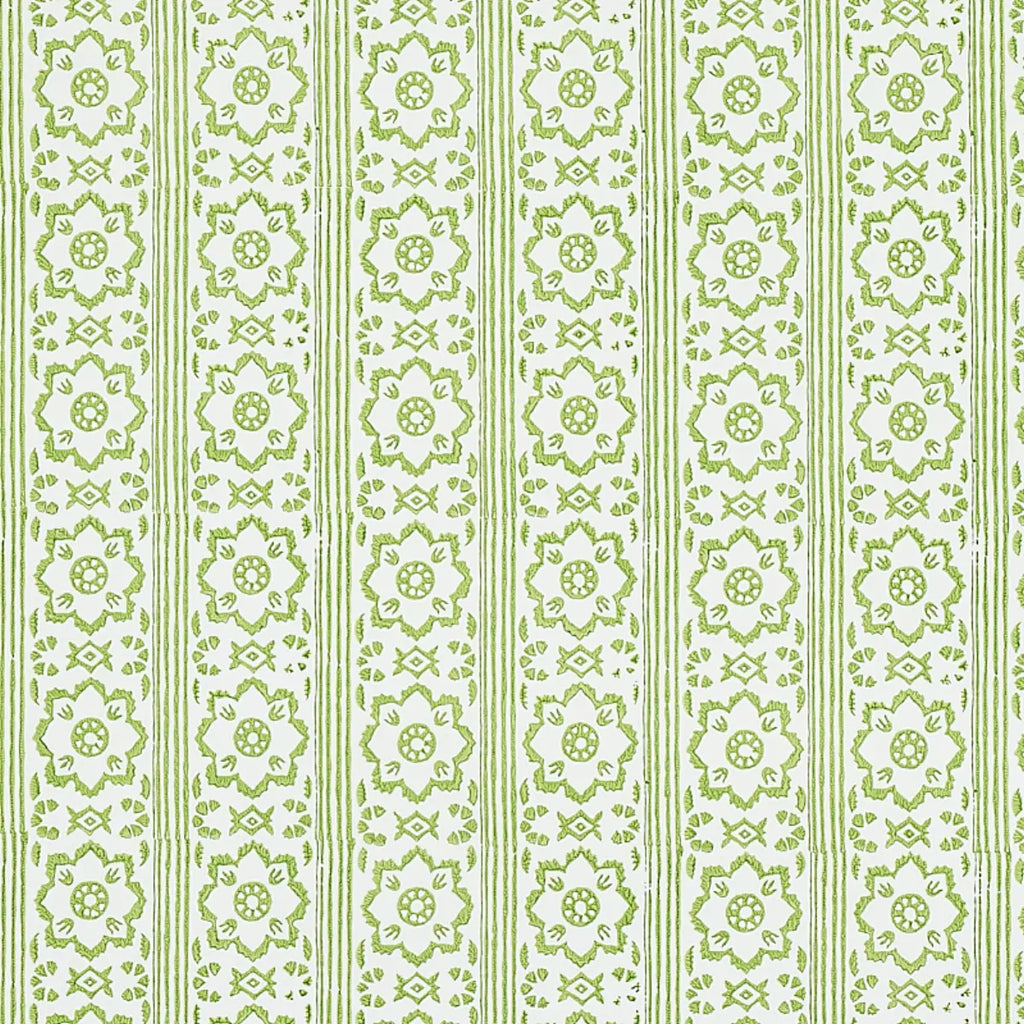 Sunda Hand Blocked Print Wallpaper - Leaf