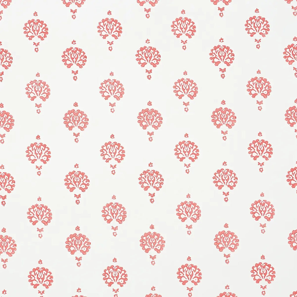 Dahlia Hand Blocked Print Wallpaper