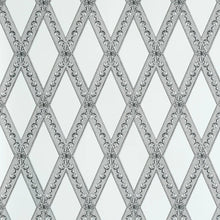 Load image into Gallery viewer, Les Losanges Toile Wallpaper - Carbon