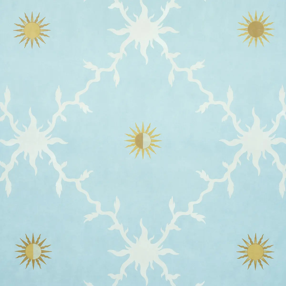 Palladio Trellis Wallpaper - Sky