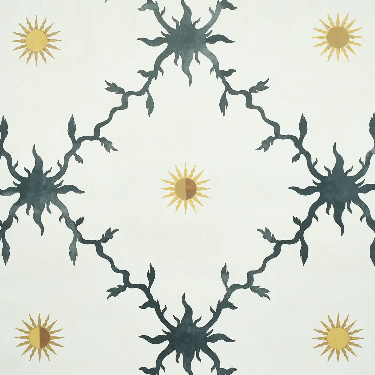 Palladio Trellis Wallpaper - Black