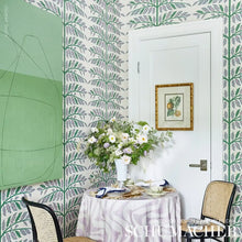 Load image into Gallery viewer, Thistle Wallpaper in an interior setting