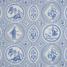 Load image into Gallery viewer, Les Scenes Contemporaines Wallpaper - Blue