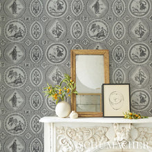Load image into Gallery viewer, Les Scenes Contemporaines Wallpaper in an interior setting
