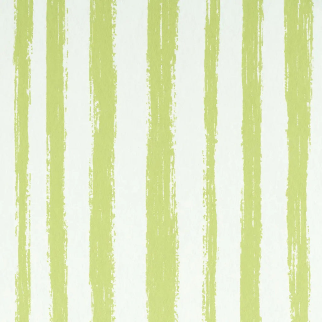 Sketched Stripe Wallpaper - Green