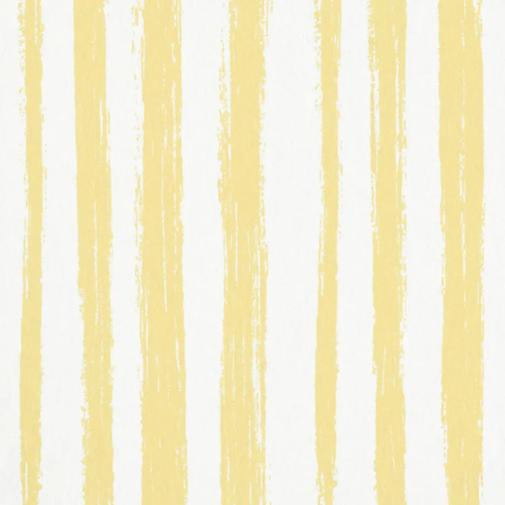 Sketched Stripe Wallpaper - Yellow