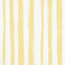 Load image into Gallery viewer, Sketched Stripe Wallpaper - Yellow