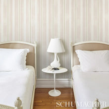 Load image into Gallery viewer, Watercolor Stripe Wallpaper in an interior setting
