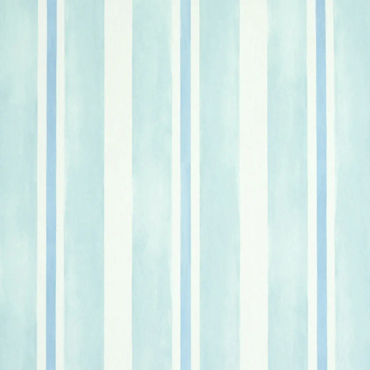 Watercolor Stripe Wallpaper - Mineral