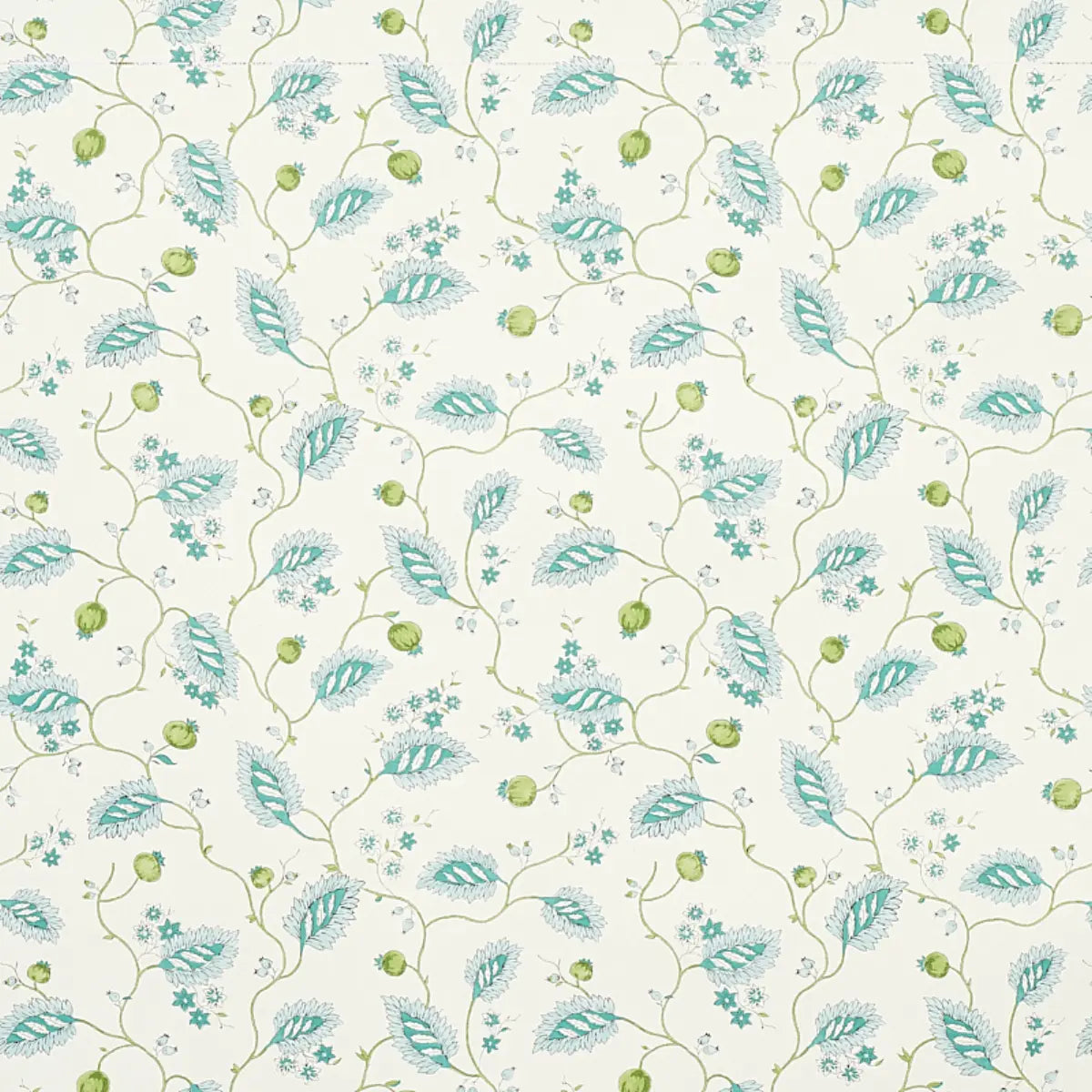Maryam Vine Wallpaper - Peacock