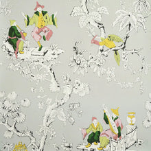 Load image into Gallery viewer, Chinoiserie Moderne Wallpaper - Soft Grey