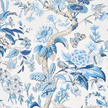 Load image into Gallery viewer, Cranley Garden Wallpaper - Blue