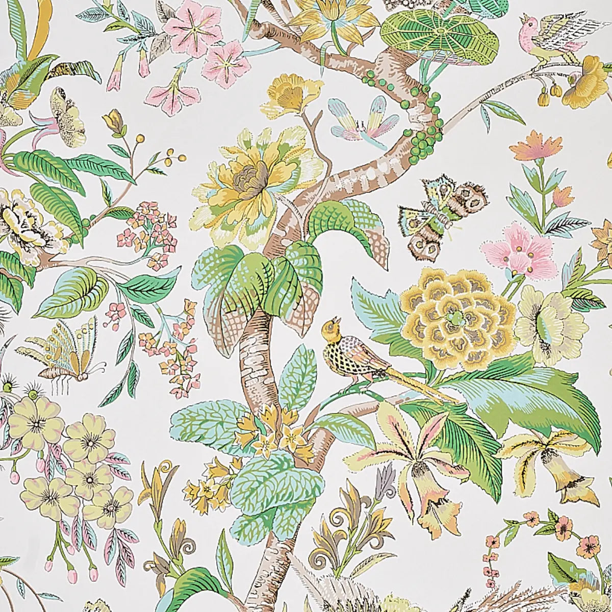 Cranley Garden Wallpaper - Pink