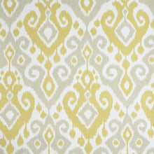 Load image into Gallery viewer, Dedra Damask Wallpaper - Yellow &amp; Stone
