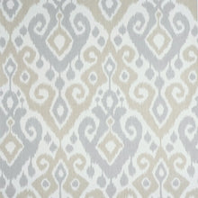 Load image into Gallery viewer, Dedra Damask Wallpaper - Sand &amp; Grey