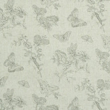 Load image into Gallery viewer, Baudin Butterfly Linen Wallpaper - Black