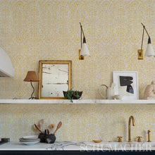 Load image into Gallery viewer, Tiana Wallpaper in an interior setting