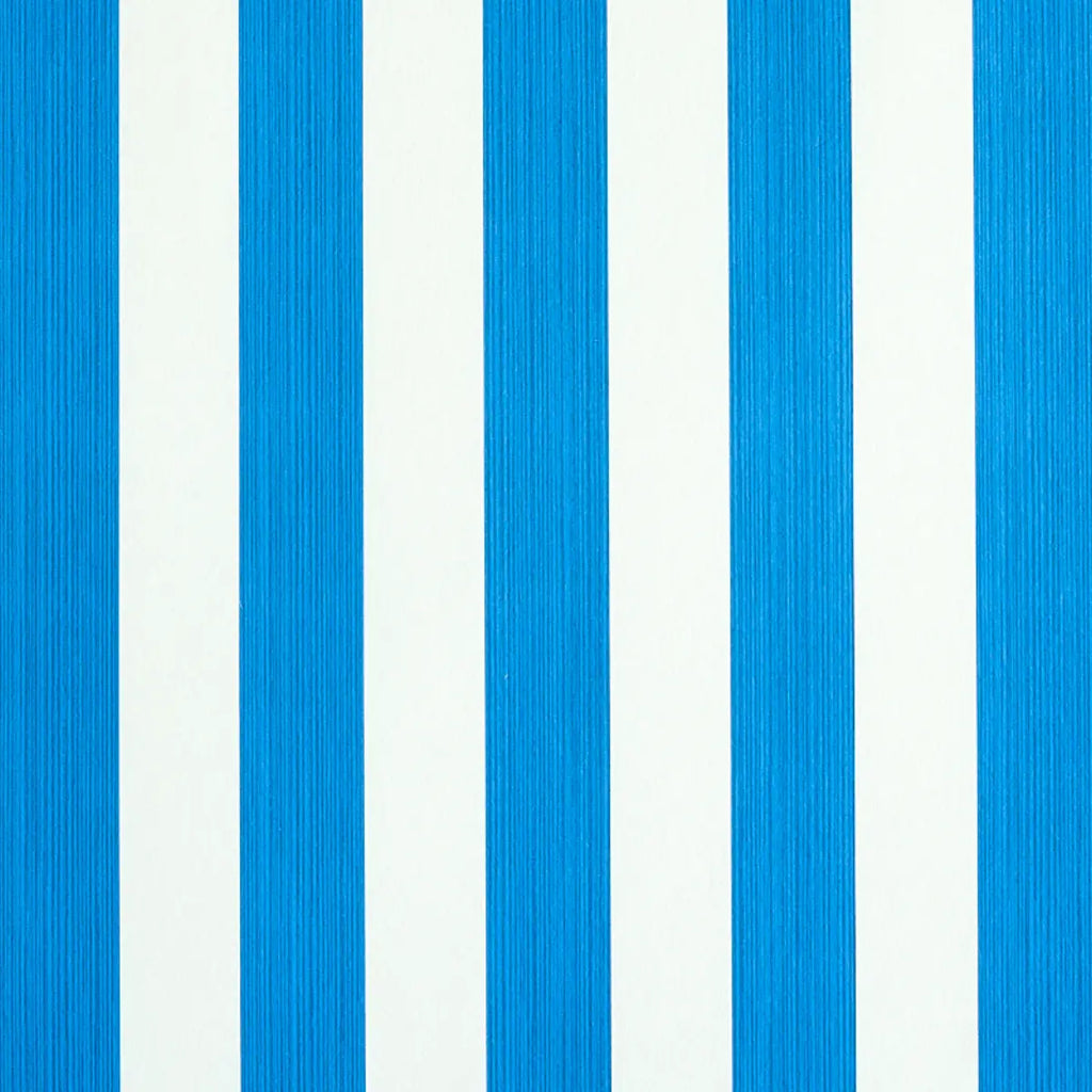 Edwin Stripe Medium Wallpaper - Cobalt