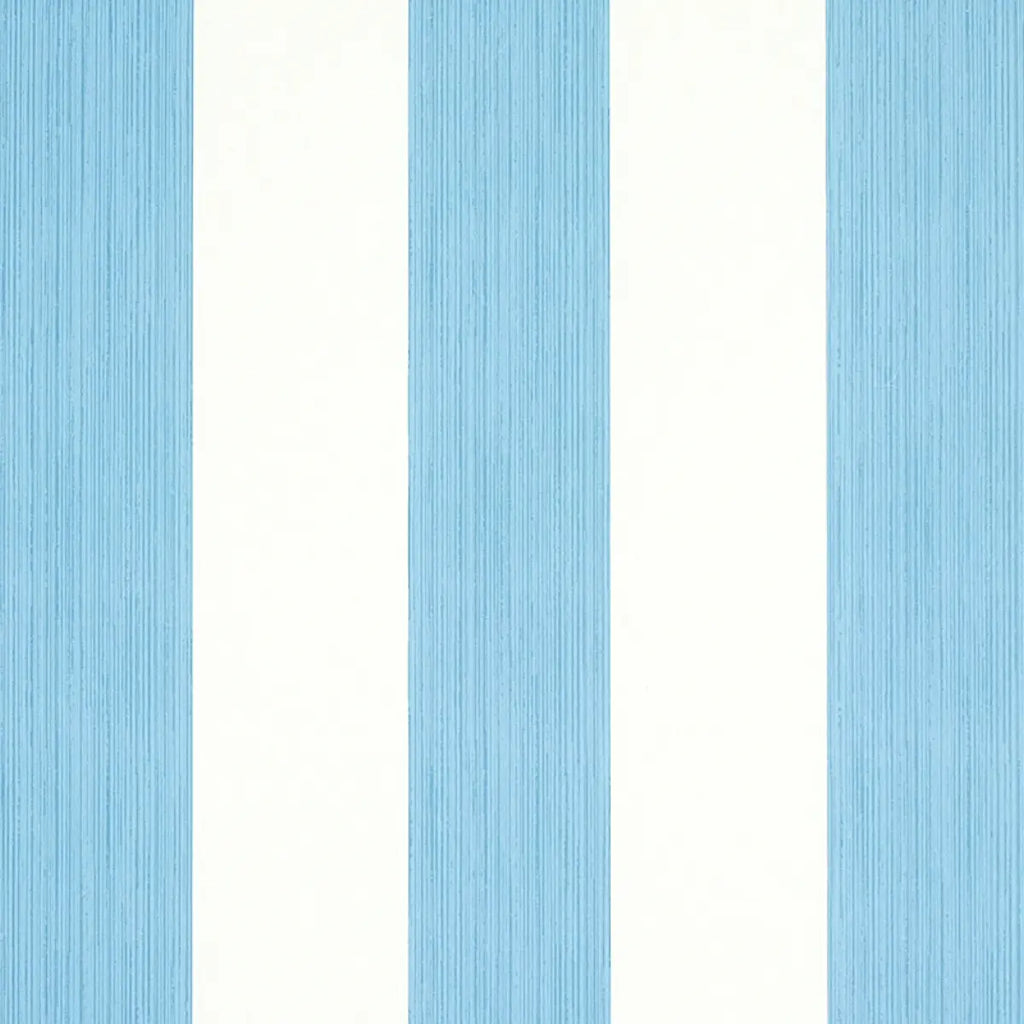Edwin Stripe Wide Wallpaper - Ocean