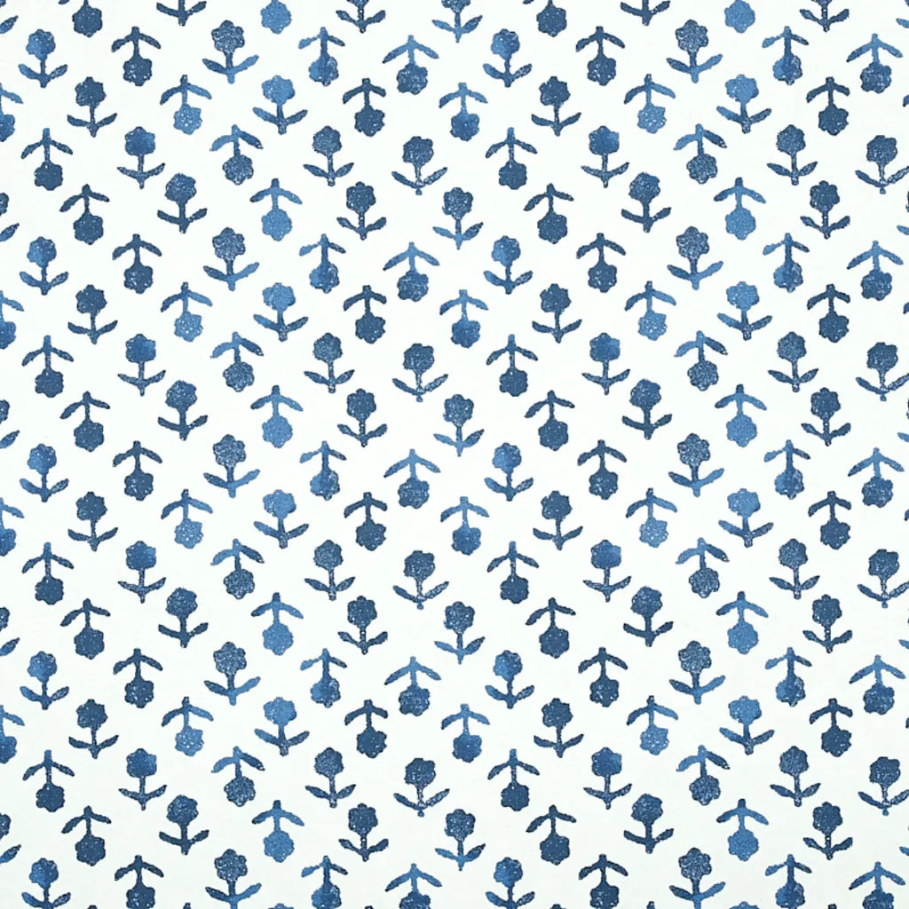 Beatriz Wallpaper - Indigo