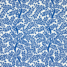 Load image into Gallery viewer, Temple Garden Ii Wallpaper - Blue