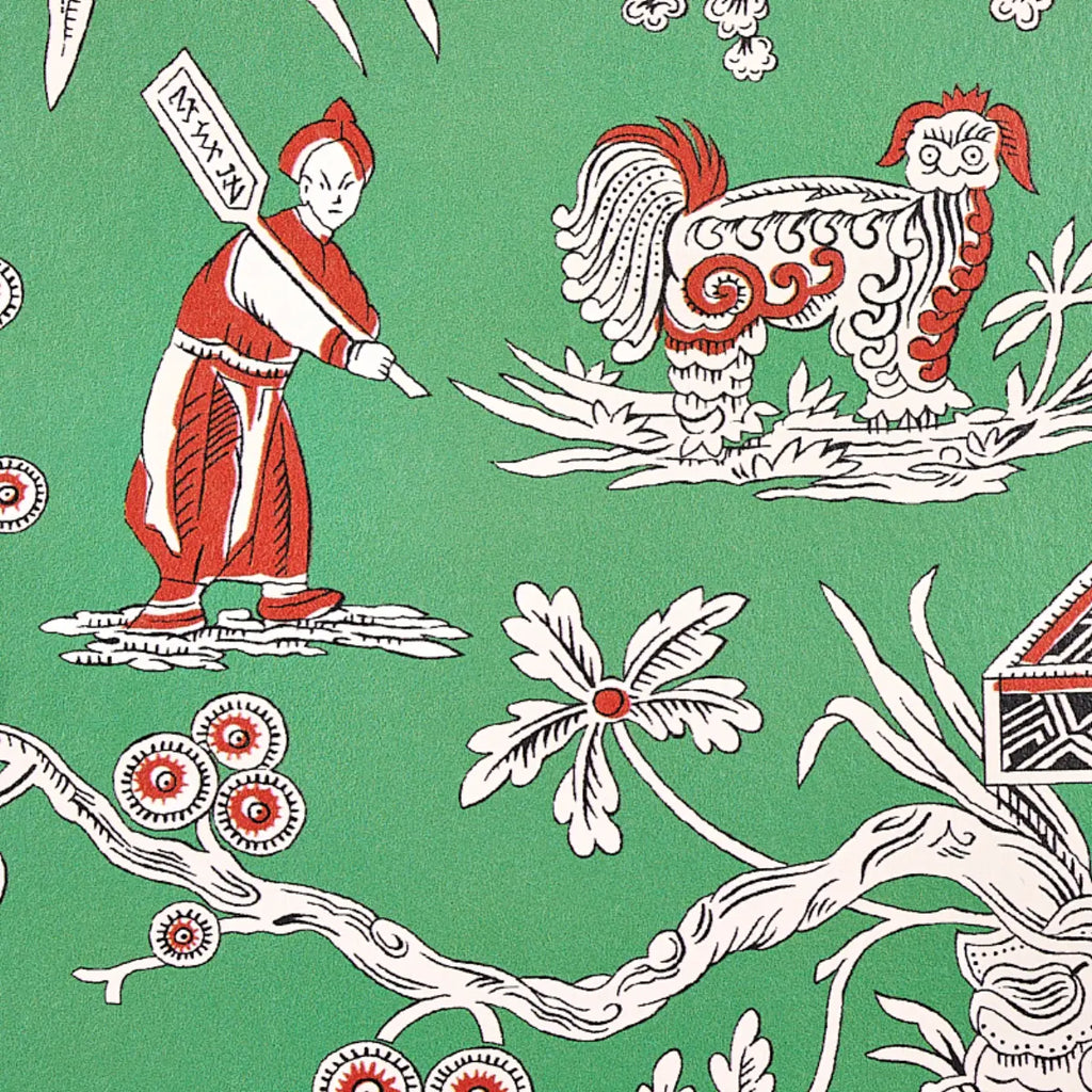 Matsudana Wallpaper in an interior setting