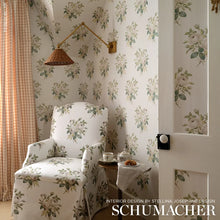 Load image into Gallery viewer, Loudon Rose Wallpaper in an interior setting
