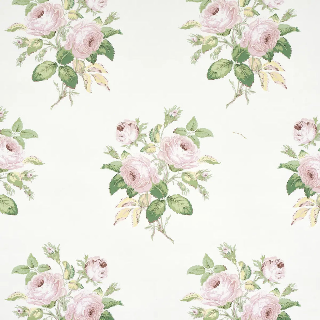 Loudon Rose Wallpaper - Blush