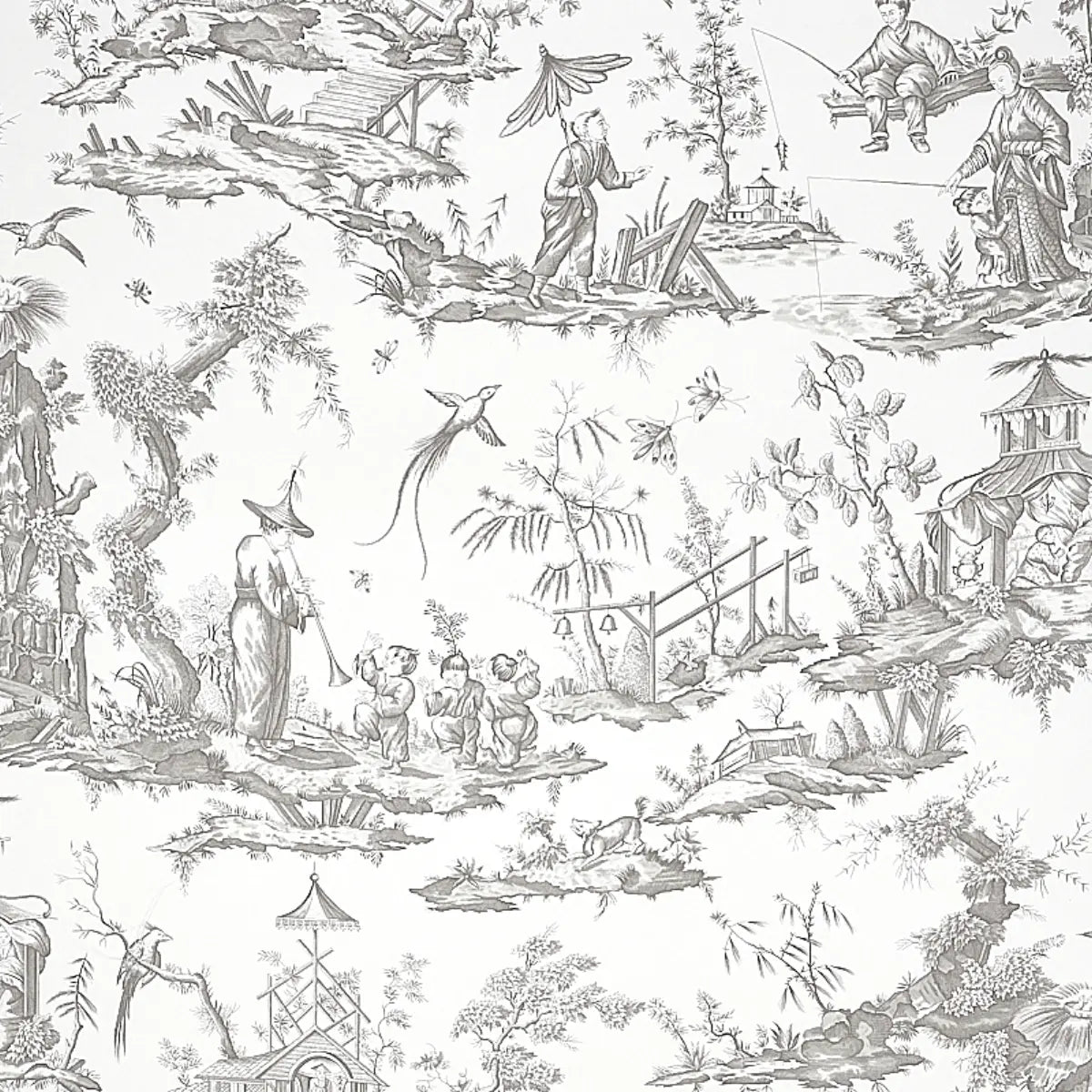 Shengyou Toile Wallpaper